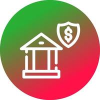 Banking Security Creative Icon Design vector