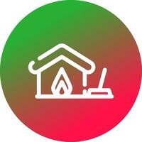 Fire Damage Cleaning Creative Icon Design vector