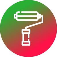 Paint Roller Creative Icon Design vector