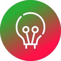 Light Bulb Creative Icon Design vector