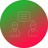 Discuss Creative Icon Design vector