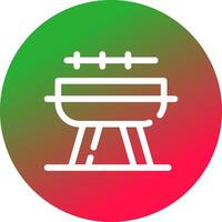 diseño de icono creativo de barbacoa vector