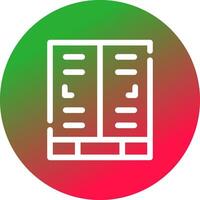 Lockers Creative Icon Design vector