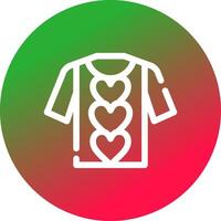 Shirt Creative Icon Design vector