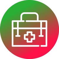 First Aid Kit Creative Icon Design vector