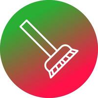 Broom Creative Icon Design vector