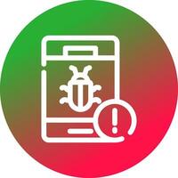 Bug Creative Icon Design vector