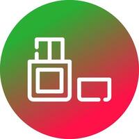 Flash Drive Creative Icon Design vector