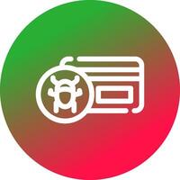 Bug Creative Icon Design vector