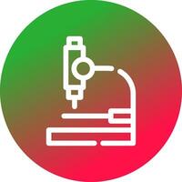 Microscope Creative Icon Design vector