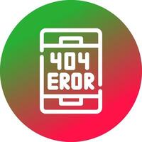 Error Creative Icon Design vector
