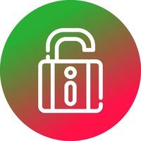 Unlock Creative Icon Design vector