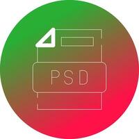 diseño de icono creativo de archivo psd vector