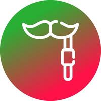Moustache Creative Icon Design vector