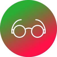 diseño de icono creativo de gafas vector