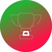 Trophy Creative Icon Design vector