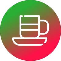 Tea Cup Creative Icon Design vector