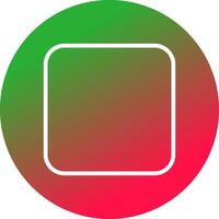 Line Circle Gradient Design vector