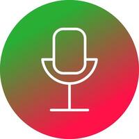 Microphone Creative Icon Design vector