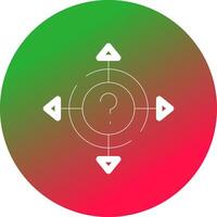 Line Circle Gradient Design vector