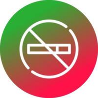 No Smoke Creative Icon Design vector