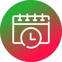 Schedule Creative Icon Design vector