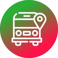 diseño de icono creativo de autobús escolar vector