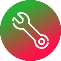 Wrench Creative Icon Design vector