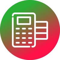 POS Terminal Creative Icon Design vector