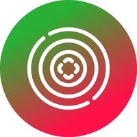 Bullseye Creative Icon Design vector