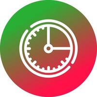 Time Quarter Creative Icon Design vector