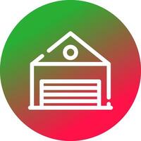 Warehouse Creative Icon Design vector