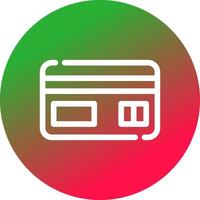 Credit Card Creative Icon Design vector