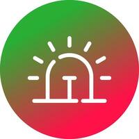 Siren Creative Icon Design vector