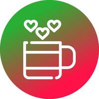 Love Tea Creative Icon Design vector