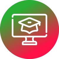 E-Learning Creative Icon Design vector