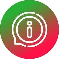 Line Circle Gradient Design vector