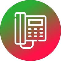 Telephone Creative Icon Design vector