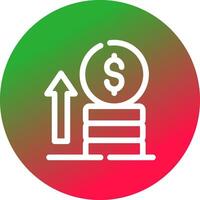 Profit Creative Icon Design vector