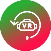 Virtual Reality Creative Icon Design vector