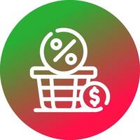 Basket Creative Icon Design vector