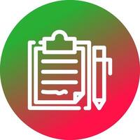 Contract Creative Icon Design vector