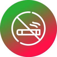 Smoking Area Creative Icon Design vector