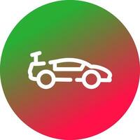 Super Car Creative Icon Design vector