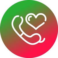 Love Call Creative Icon Design vector