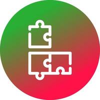 Puzzle Creative Icon Design vector