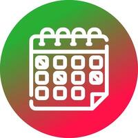 diseño de icono creativo de calendario vector