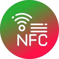 NFC Creative Icon Design vector