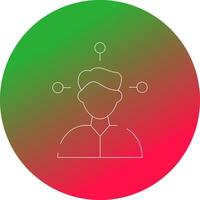 Multi-Tasking Creative Icon Design vector