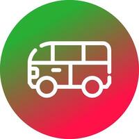 diseño de icono creativo de furgoneta vector